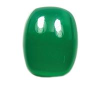 DENMOUS Cabochon en pierre précieuse naturelle certifiée onyx vert de 7,25 à 10,25 Ratti Coussin Haqiq - B07Z22J5M1