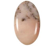 DENMOUS Cabochon ovale rose opale naturelle en vrac 66,45 carats Qv57-B09HMJBQDN