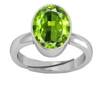 DENMOUS Élégante bague réglable de qualité supérieure naturelle de 10,25 ratti de 9,95 carats d'astrologie minée en terre verte péridot réglable - B0DMKLNR, Small, Gema, Small, Gem, Small, Gemme