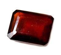 DENMOUS Grenat de Ceylan naturel certifié 5,25 Ratti - Pierre précieuse de 4,77 carats - Taille octogonale - Gomedh engerisé à la vente en gros-B07K7CXSDN