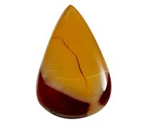 DENMOUS Jaspe Mookaite rouge cabochon en pierre précieuse naturelle en vrac 34,5 carats Oj69-B09BNMFRDMS