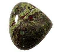 DENMOUS Jaspe sanguin dragon cabochon poire pierre précieuse naturelle en vrac 52,95 ct Jy96-B07X2KS9DN