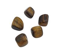 DENMOUS Lot de 5 pierres précieuses œil de tigre/œil de tigre/œil de tigre 78,500 g - Lot de 5 pierres précieuses chitti - B0BT9XVV-DNM