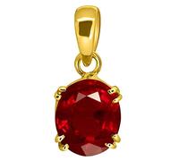 DENMOUS Médaillon en ru e Birmanie de 10,50 carats de qualité supérieure avec pendentif plissé en or certifié non traité non chauffé certifié non chauffé pour homme et femme (R103)-B0DQYGWD-AMZ