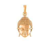 DENMOUS Pendentif Bouddha en argent sterling 925 plaqué or 22 carats pour homme et femme - Petit format - Argent sterling, Small, Argent sterling