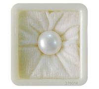 DENMOUS Perle naturelle de 12,25 Ratti / 11,99 carats - Perle naturelle des mers du Sud (Moti) Rashi Ratna - Certifiée en laboratoire - AMZ3330, Small, Argent sterling