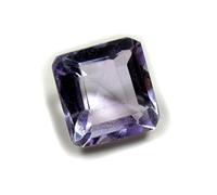 DENMOUS Pierre d'améthyste originale certifiée Ratti 2,25 carats 2,04 carats taille carrée Rashi Ratan Engerised Vente en gros-B07K7CZN-DNM