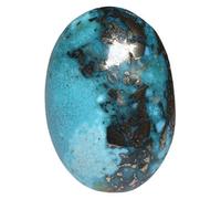 DENMOUS Pierre de Firoza turquoise iranienne originale certifiée 9.00 Ratti 8.00 carats Grade Aaa ++ Pierre précieuse naturelle transparente pour homme et femme-B09N19LV-01