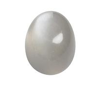 DENMOUS Pierre de lune naturelle certifiée en laboratoire de 3,25 à 3,50 Ratti de forme ovale naturelle, finition taillée en cabochon, pierre précieuse en vrac-B0CQWD2S-2541, Small, Gemme
