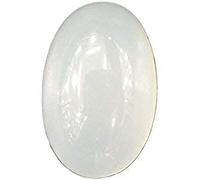 DENMOUS , Pierre de lune naturelle de qualité A+ de 7,25 à 7,50 Ratti Chandrakant Mani certifiée en laboratoire naturelle et taillée en cabochon pour homme et femme S-B09HHMKW-2541, Small, Gemme