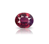 DENMOUS Pierre de manik 15,25 carats - Rubis Manak d'origine certifié Birmanie - Pierre en vrac - AMZ1523, Small, Argent sterling