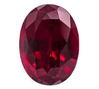 DENMOUS , Pierre de rubis birmane naturelle Manik/Manak Brithstone 3.50 Ratti Lab-Certified Precious Loose Gemstone For Men and Women 'S-B0946RMT-2541, Small, Gemme