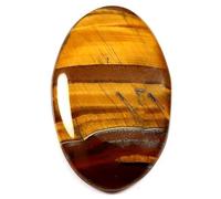 DENMOUS Pierre œil de tigre 12,25 Ratti / 11 carats Terre naturelle extraite de qualité supérieure certifiée en laboratoire Œil de tigre / Pierre précieuse œil de tigre Chitti en vrac - B0CQXQ86-DNM