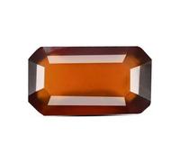 DENMOUS Pierre naturelle gommée 9,25 Ratti / 8,42 carats Grenat Hessonite Certifié A1+ Qualité Gemme-B0D2NZXKDMS