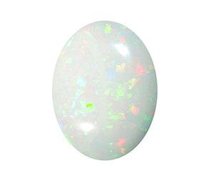 DENMOUS Pierre opale 13,50 carats 14,25 Ratti d'origine certifiée naturelle ovale blanche australienne - B0CJ39NZRNAMZ285