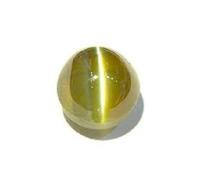 DENMOUS , Pierre précieuse naturelle non chauffée certifiée non chauffée 12,25 Ratti / 11,00 carat de qualité A+ - Œil de chat naturel - Pour homme et femme - S-B0927PY8DN