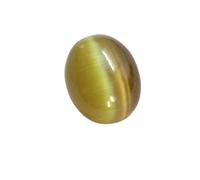 DENMOUS , Pierre précieuse naturelle non chauffée certifiée non chauffée 4,25 Ratti / 3,88 carats de qualité A+ - Œil de chat / Lehsunia Ketu - Pour homme et femme - S-B0927PZ7DMS