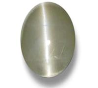 DENMOUS , Pierre précieuse naturelle non chauffée certifiée non chauffée 5,25 Ratti / 4,78 carats de qualité A+ œil de chat/Lehsunia Ketu pour homme et femme S-B0927QN7DNM