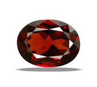 DENMOUS Pierre précieuse non chauffée certifiée non chauffée 11,25 Ratti de qualité naturelle en hessonite grenat gommé pour femmes et hommes S-B0C4HGMJ-01