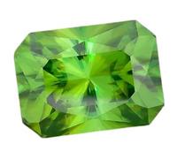 DENMOUS Pierre précieuse péridot naturelle certifiée 6,55 carats par laboratoire certifiée pour homme et femme S-B0DKC4N9DNM