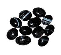DENMOUS Pierre sulemani hakik, pierre précieuse originale Sulemani Akik avec certificat de laboratoire (poids 5-7,5 carats) -B0B9T3MJDN