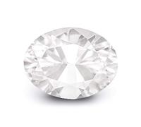 DENMOUS R.K Diamant américain en vrac 10,25 Ratti -9,78 carats Zircon Blanc Certifié en laboratoire B08R7N1M-DNM