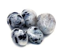 DENMOUS Reshamm Pierre de lune arc-en-ciel 100 % naturelle certifiée de qualité supérieure pour la confiance intérieure, l'harmonie, le renforcement de l'intuition. Feng Sui-B09ZB71ZDN