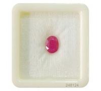 DENMOUS Ruby Certified B07B9BGRDNM Manik de Birmanie naturelle non chauffée 2,25 Ratti