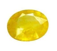 DENMOUS Saphir jaune Pukhraj 9,25 Ratti de qualité naturelle certifiée originale en vrac (objectif astrologique)-B0CPXVD31