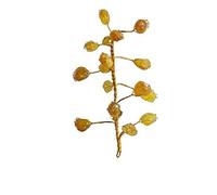 DENMOUS Sunela Saphir jaune citrine naturelle à suspendre au mur pour décoration - B08WH52RDNM