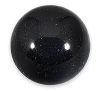 DENMOUS Sunstone B0D31C6T-2541 Pierre de soleil naturelle de qualité AA 9 carats Bleu Sitara et pierre semi-précieuse astrologique certifiée en laboratoire, Small, Gemme