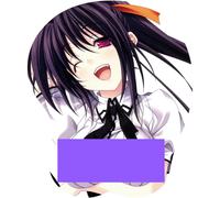 (DENN-020) Tapis de souris gaming 3D en silicone Rias Gremory de High School DxD, 26 x 22 x 3 cm