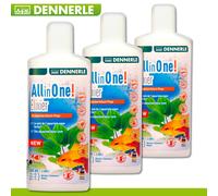 Dennerle 3 X 500 Ml Tout En Un Élixir Premium Soins Poissons Plantes Eau
