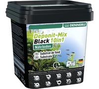 Dennerle Deponit-Mix Black 10in1 Noir 9,6 kg - Milieu de Culture multiminéral pour Aquariums