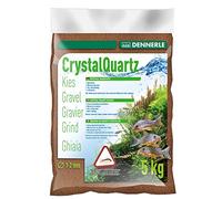 Dennerle Gravier de Quarz cristallin Brun Fauve, Taille:5 kg