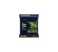 Dennerle Nano Cube Basic, 20 L, 25 x 25 x 30 cm, mini aquarium avec angles arrondis