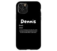 Dennis Definition Personalized Name Denny Costume for Dennis Coque pour iPhone 11 Pro