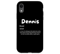 Dennis Definition Personalized Name Denny Costume for Dennis Coque pour iPhone XR