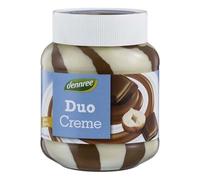 dennree Lot de 4 duos de crème au lait et aux noix - 400 g