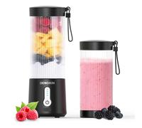 DENOKIN Mixeur portable / Blender / Smoothie Maker, gobelet de 450 ml, sans fil et mini blender rechargeable USB-C