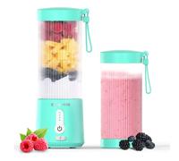 DENOKIN Mixeur portable / Blender / Smoothie Maker, gobelet de 450 ml, sans fil et mini blender rechargeable USB-C