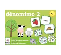 Dénomimo 2 - Jeu de lecture CP-CE1. Avec 120 cartes - Marine Faraguna - Ab Ludis Eds - Jeux livres objets
