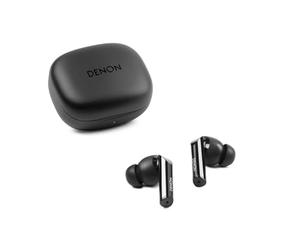 Denon AH-C840NCW Ecouteurs True Wireless Intra-Auriculaires - Noir | Bluetooth, Réduction Active du Bruit, Soundmaster, 35 Heures de Lecture, 4 Microphones Intégrés