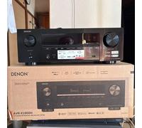 Denon AVR-X1800H 7.2ch AV Receiver 8K HDR10+ eARC AC 100V Noir JP Denon