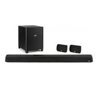 Polk Audio MagniFi Max AX SR Barre de Son 7.1.2 avec Dolby Atmos - Noir | DTS:X, Subwoofer Sans Fil 10" et Enceintes Sans Fil, Bluetooth, Wi-Fi, Google Chromecast