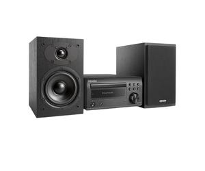 Denon D-M41DAB Mini-Chaîne Hi-FI, CD, Bluetooth - Noir | Amplificateur stéréo, lecteur CD, triple réduction de bruit, format compact, puissance de 2 x 30 watts (haut de gamme)