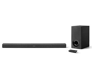 Denon DHT-S416 2.1 TV Soundbar with Wireless Subwoofer - Noir | Google Chromecast intégré, Wi-Fi, Bluetooth, Dolby Digital, HDMI ARC, entrée optique