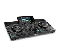 Denon DJ Contrôleur DJ autonome avec Amazon Music, écran tactile 7", Wi-Fi, haut-parleurs, compatible Serato DJ et Virtual DJ