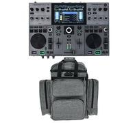 Denon DJ Contrôleur DJ et Mixeur Portable PRIME GO+ — Stems, 2 platines, écran tactile 7"