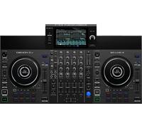 Denon DJ SC LIVE 4 - contrôleur DJ autonome, mixeur 4 canaux, streaming Amazon Music, WLAN, haut-parleurs, compatible Serato DJ & Virtual DJ